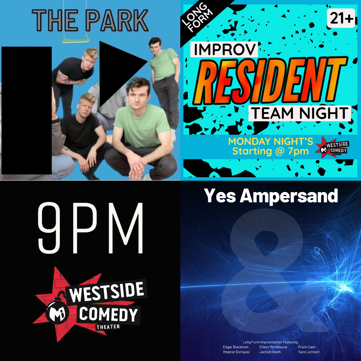 Improv Resident Team Night The Park Yes Ampersand Improv Comedy